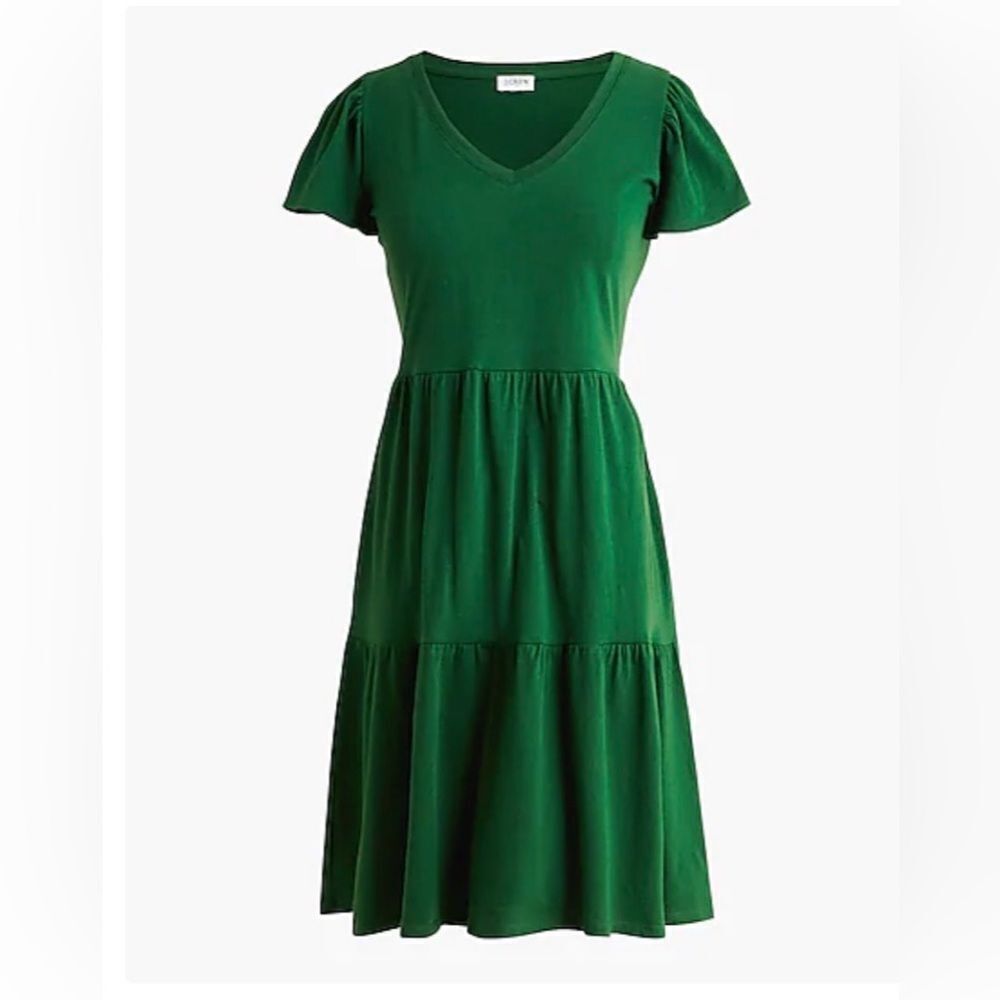NWT J.Crew Tiered Mini Knit Dress